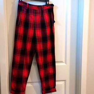 Plaid pants